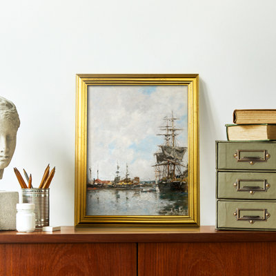 Vintage Nautical Print XLIII -Framed Print