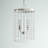 2 - Light Brushed Nickel Lantern Pendant