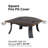 Arlmont & Co. Jaylon 40'' W x 40'' D Fire Pit Cover