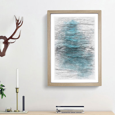 Edges of the Sea in Abstract - Picture Frame Graphic Art Print