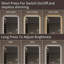Miroir pleine grandeur 65 po x 21 po avec lumières à fixation murale pleine grandeur
