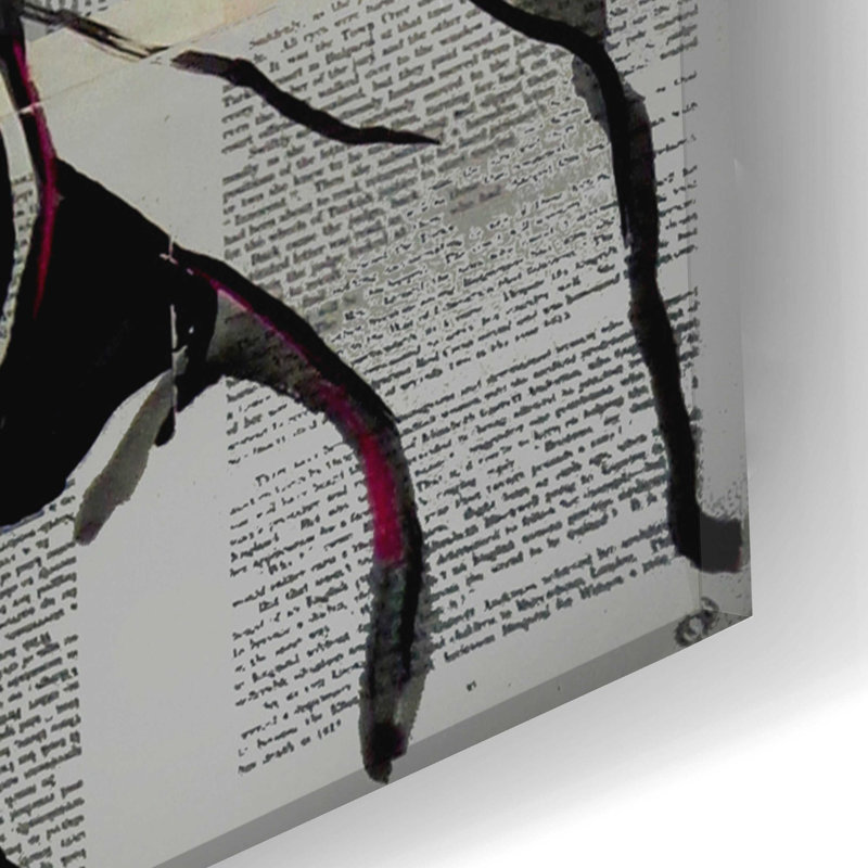 «Exposure» par Loui Jover, art mural en verre acrylique, H 24 po x l 16 po x P 0,2 po