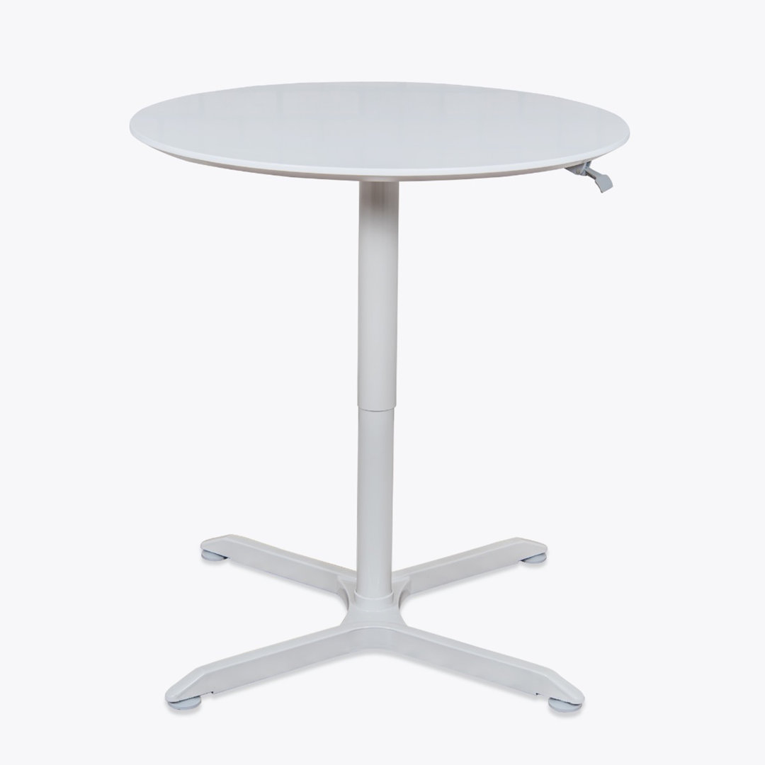 28'' L Round Breakroom Table Luxor Size: 42" H x 36" W x 28" D