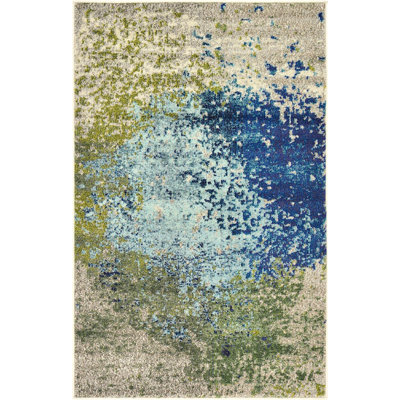 Rizer Washable Abstract Indoor Rug