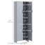 Armoire de rangement 67 po à 4 portes avec tablettes réglables 67 po-601931041