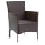 Chaise avec accoudoirs en brun-750762029-750762030