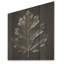 Feuille de chêne noir onyx - feuilles, art mural sur bois de pin naturel-763394819