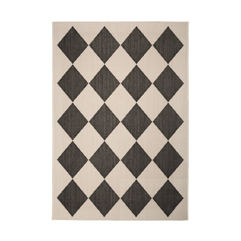 Geometric Hand Tufted Area Rug, Rectangle 120 x 170 cm