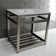 Ceramic Rectangular Console Bathroom Sink with Overflow
