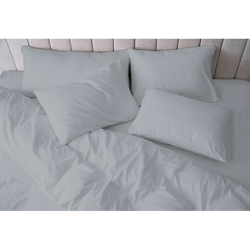 Ensemble de draps en rayonne de bambou de qualité supérieure 4 pièces, Ensemble de draps très grand californien avec 2 t