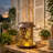 Farmhouse Solar Outdoor Lanterns With Bird Feeder