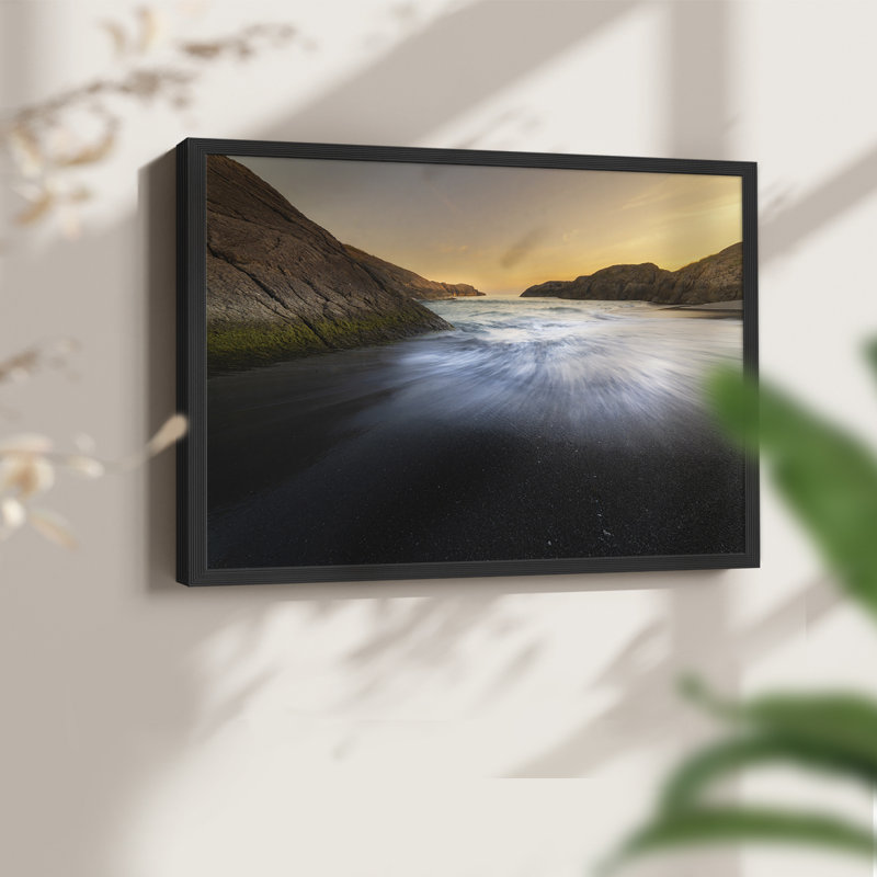 Mystic Nature -Framed Print - Restickable, H 22 po x l 28 po, Noir