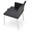 Chaise de salle à manger en métal Parma