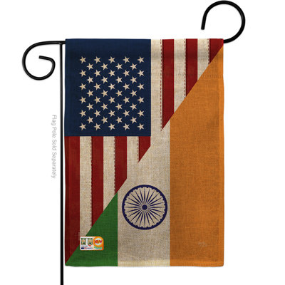 Double Sided 18.5 in. H x 13 in. W Polyester Garden flag