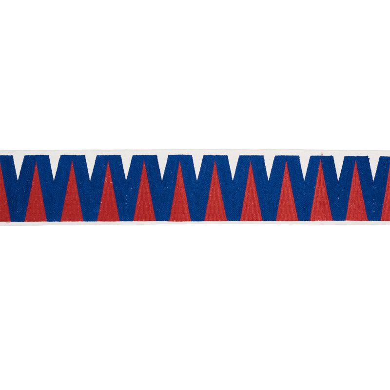 Ruban Prado, Bleu / Rouge