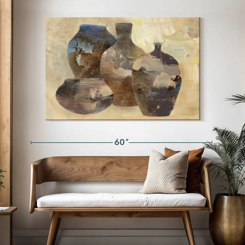 Senne Ceramic Still Life, 34" H x 51" W