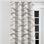 Panneaux de rideaux abstraits - Rideau à œillets gris beige Modern Wavy Line - 1 panneau