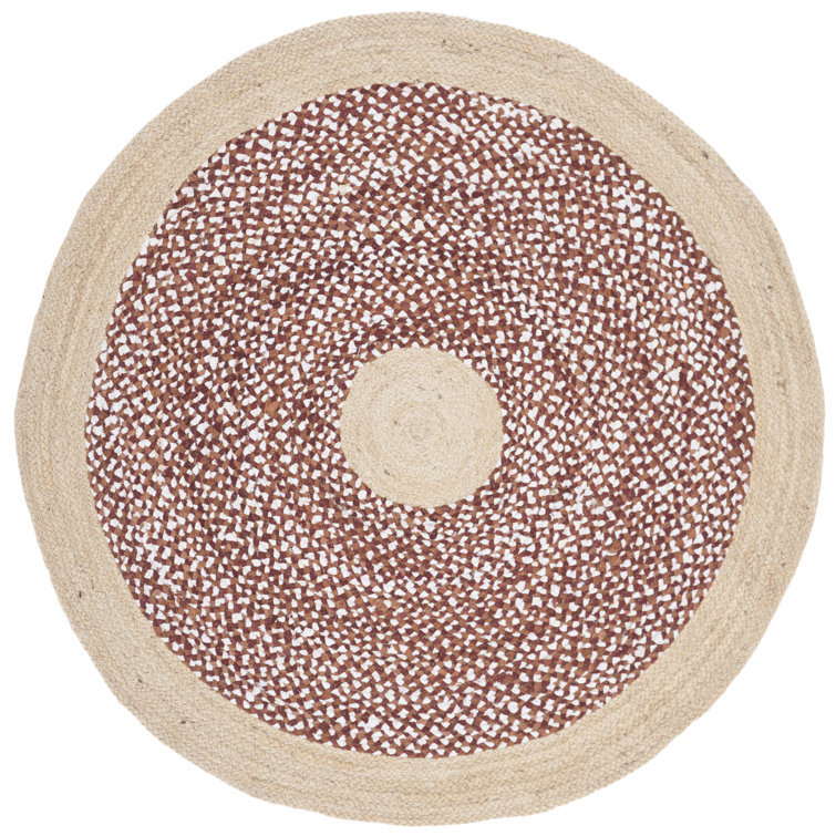 Abhay Hand Woven Jute, Cotton Rug