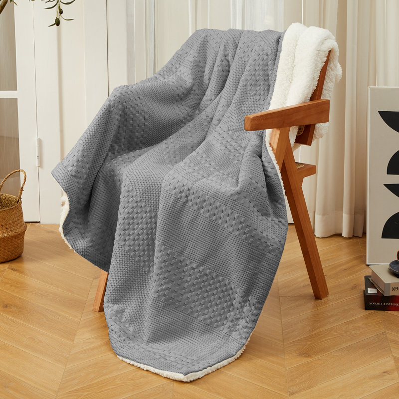 Couverture chauffante électrique Waffle Sherpa, 10 niveaux de chaleur et minuterie de 1 à 12 heures, certifiée ETL avec protection contre la surchauffe, lavable à la machine