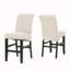 Tabouret de comptoir rembourré 25 po avec garniture cloutée de 25 po (ensemble de 2), tissu
