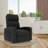 Fabric Recliner Chair, Single Reclining Sofa With Thicker Seat Cushion And A Side Pocket, Home Theater Seating With Adjustable Backrest And Footrest, For Living Room, Linen Black-146872736