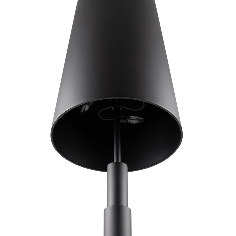 Lampe sur pied 6 lumières Giustino - Noir mat, Noir, noir, noir, noir