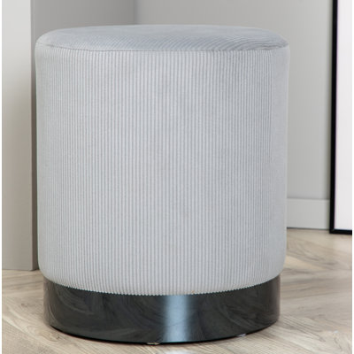 Hosea 35cm Wide Round Pouffe Ottoman
