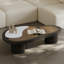 Table basse lumineuse à personnalité rétro luxueuse
