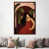 Classic Brown Wood Framed Canvas