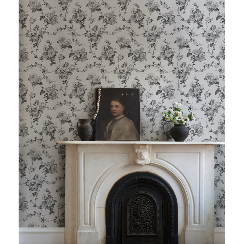 Schumacher x Veere Grenney Betty Wallpaper, Quiet Pink