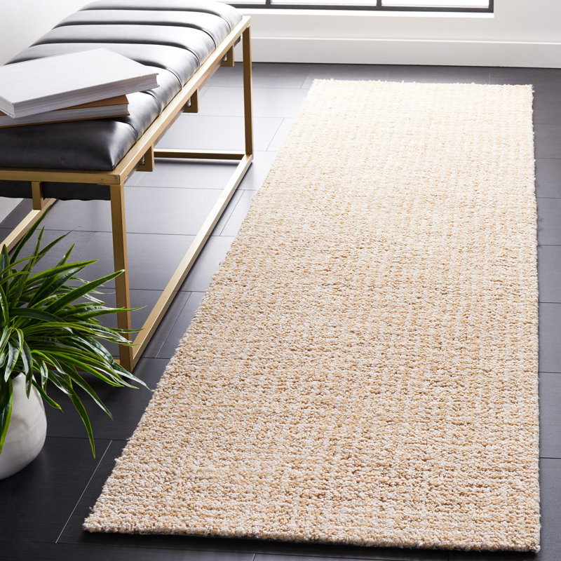 Marlinde Hand Tufted Performance Solid Color Rug, Runner 2'3" x 8'