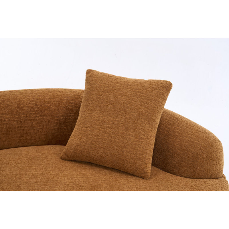 Canapé modulaire S / Curve S-Curved, Orange