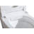 Smart Round Bidet Toilet in Glossy White