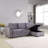 Upholstered L-Shaped Sectional Reversible-278324534