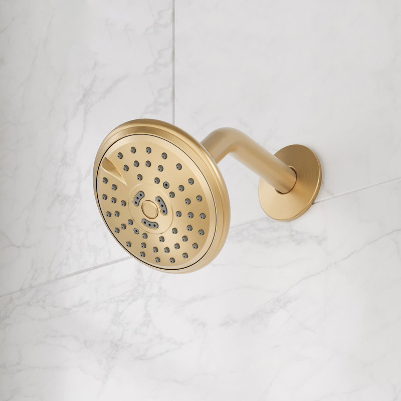 Provincetown Pressure Balance Tub and Shower Set Trim - Brushed Gold