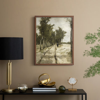 «Vintage Landscape CCLX», reproduction encadrée - bois massif