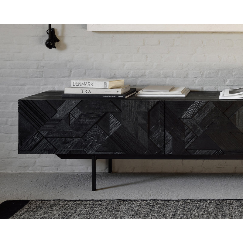 Solid Wood TV Stand, 63"