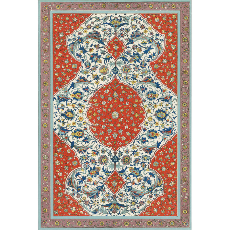 Persian Ornament II by Vision Studio - Wrapped Canvas Painting, 46cm H x 30cm W x 3.8cm D