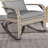 Outsunny Outdoor Wicker Adirondack Rocking Chair, Patio Rattan Rocker Chair With High Back, Seat Cushion, And Pillow For Garden, Porch, Balcony-2095717774