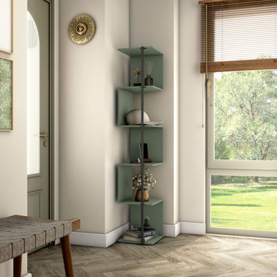 Seldovia 61.5"H Corner Bookcase