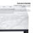Hussin 30'' Single Bathroom Vanity with Carrara Marble Top