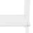2 Tiers Freestanding Clear Acrylic Table With Open Shelves