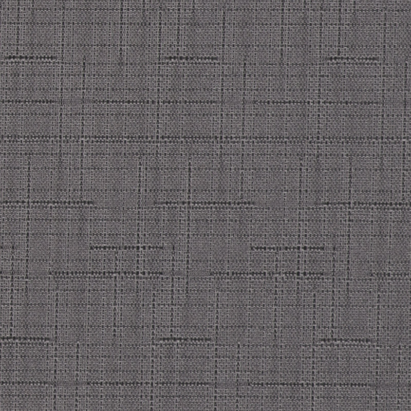 Charcoal Scalloped Blackout Rod Pocket Valance, 42" x 18"