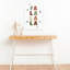 Falala Holiday Typography Minimalist Modern Rustic Winter Wall Art Print by Mathieu - Wrapped Canvas Print-90534371