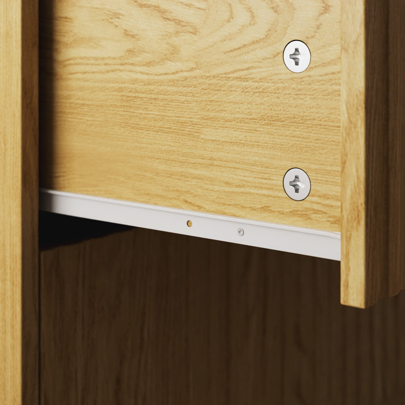 Commode 3 tiroirs l 31,5 po, Brun
