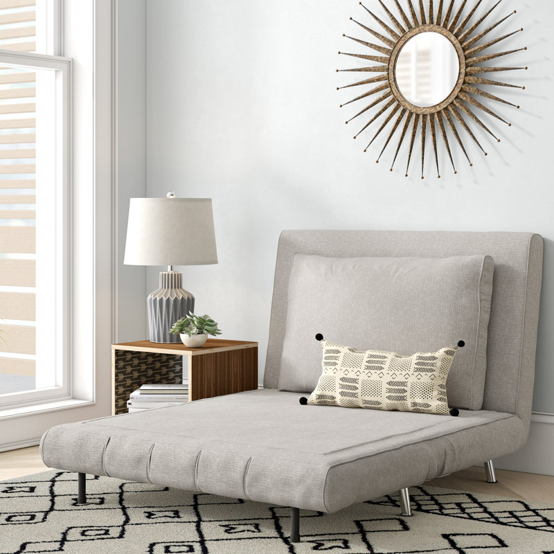 Twin 41.5'' Upholstered Futon Chair