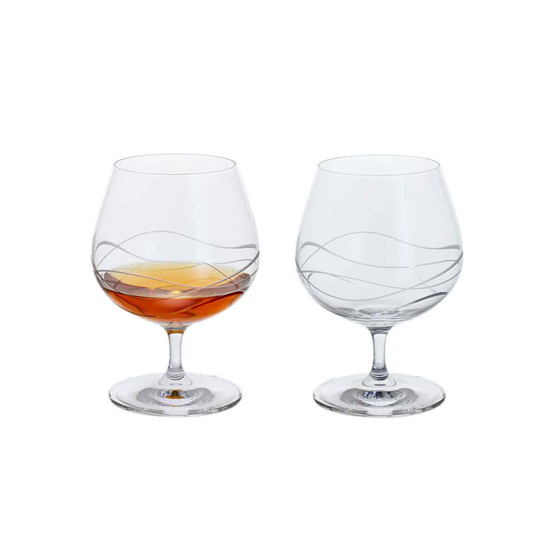 Dartington Crystal Twilight 400ml Brandy Glass Set