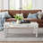 Silver Mirrored Coffee Table
