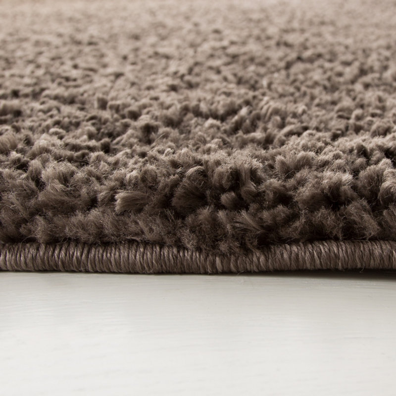 Jiang Brown Area Rug, Round 9'