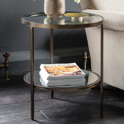 Catrine Side Table with Storage